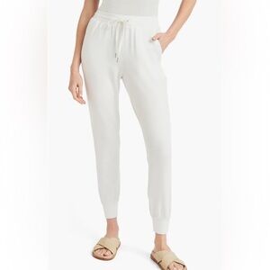 Splendid Women’s Supersoft  Drawstring Jogger White Size S